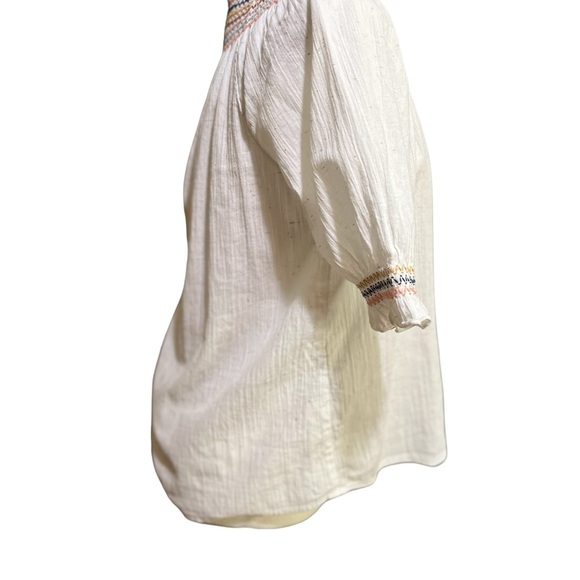 Madewell peasant style smock top shirt - Picture 4 of 12